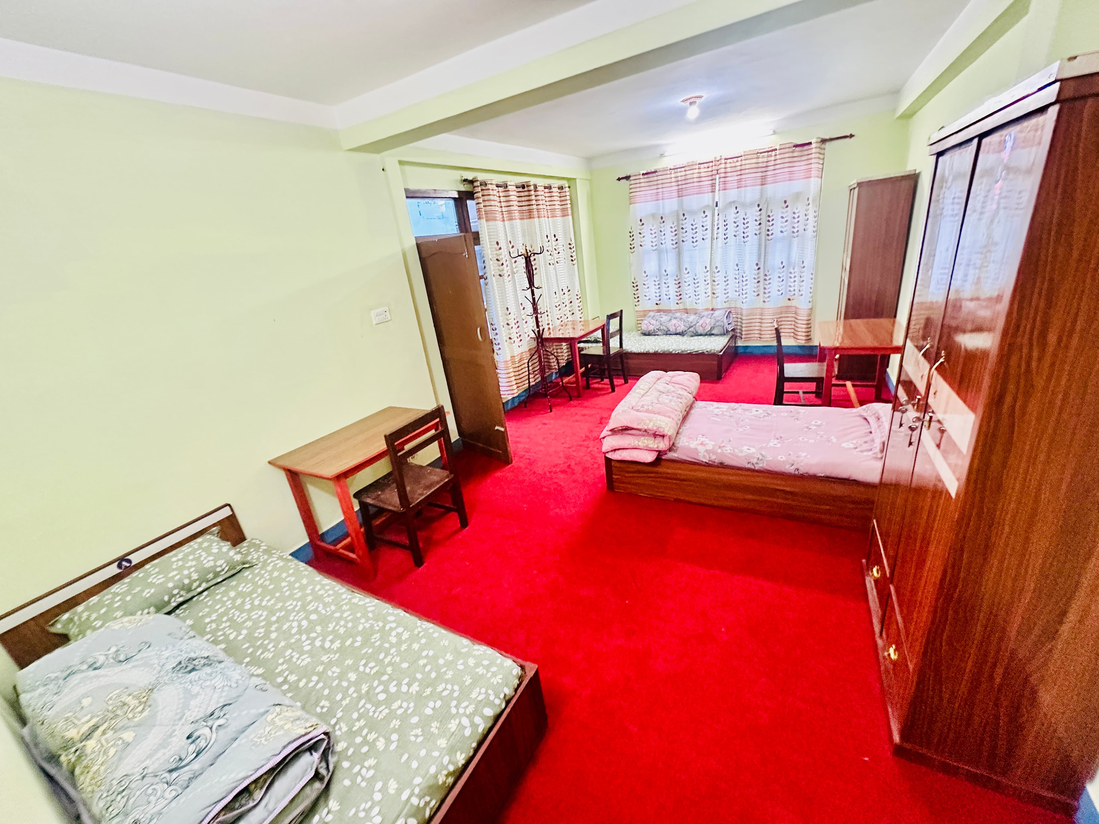 3-Seater Room: Clean, Comfortable & Attached Bathroom Included!